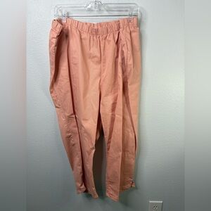 Woman Within 24W Elastic Waist Peach Capris NWOT
